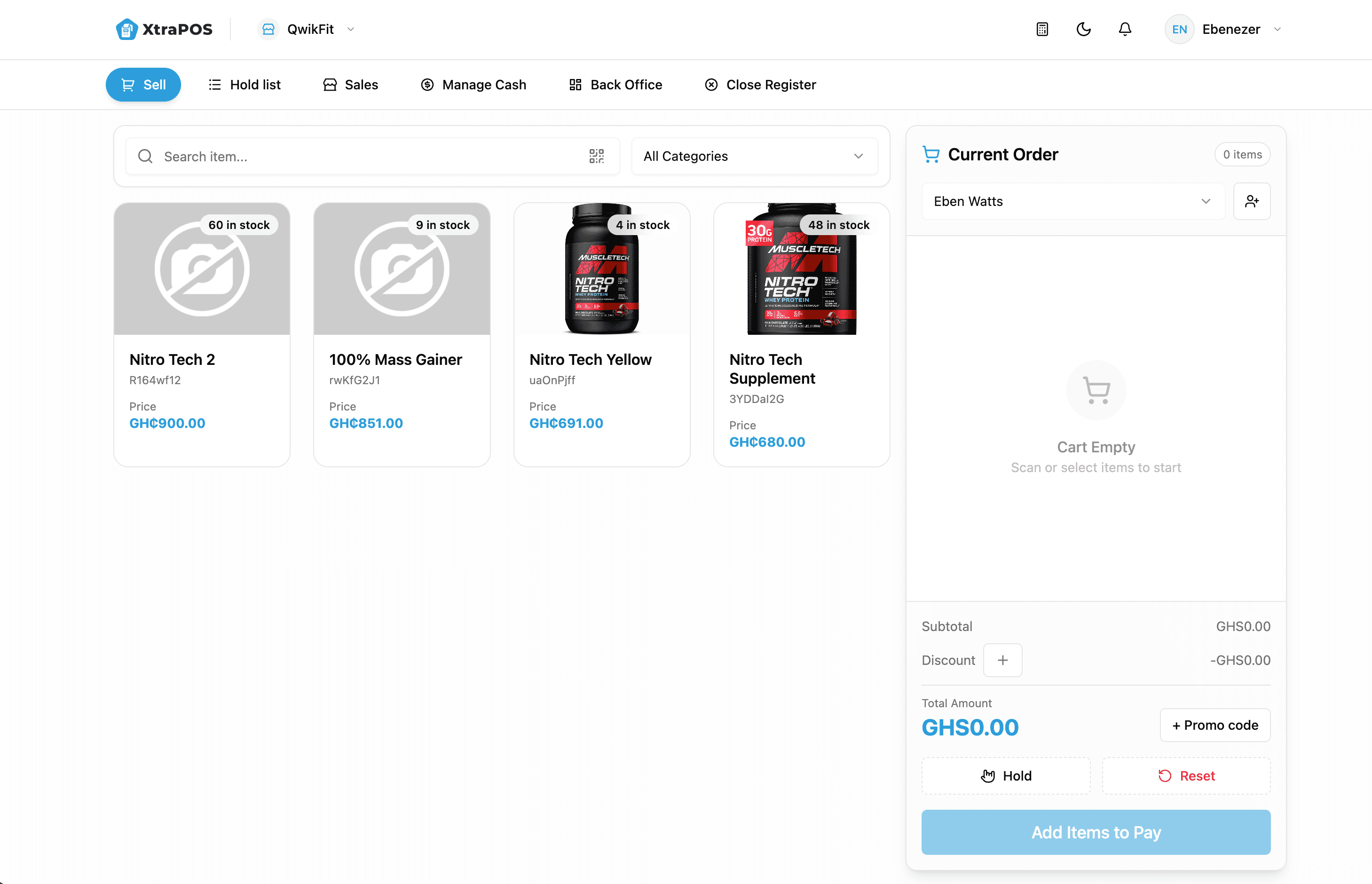 POS Analytics Dashboard